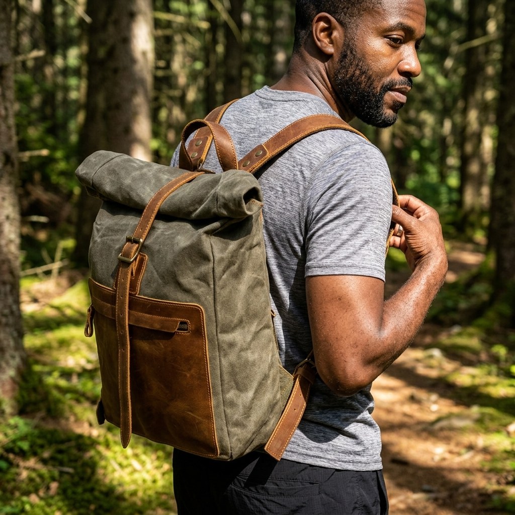 Sac à dos en toile pour ordinateur 13 L – Hanover — 5