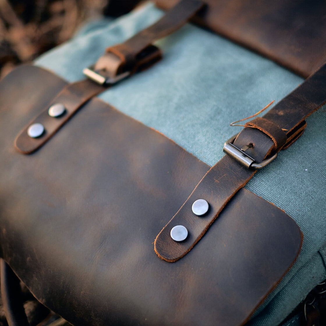 Canvas-Rucksack mit Laptopfach – Helsinki — 17
