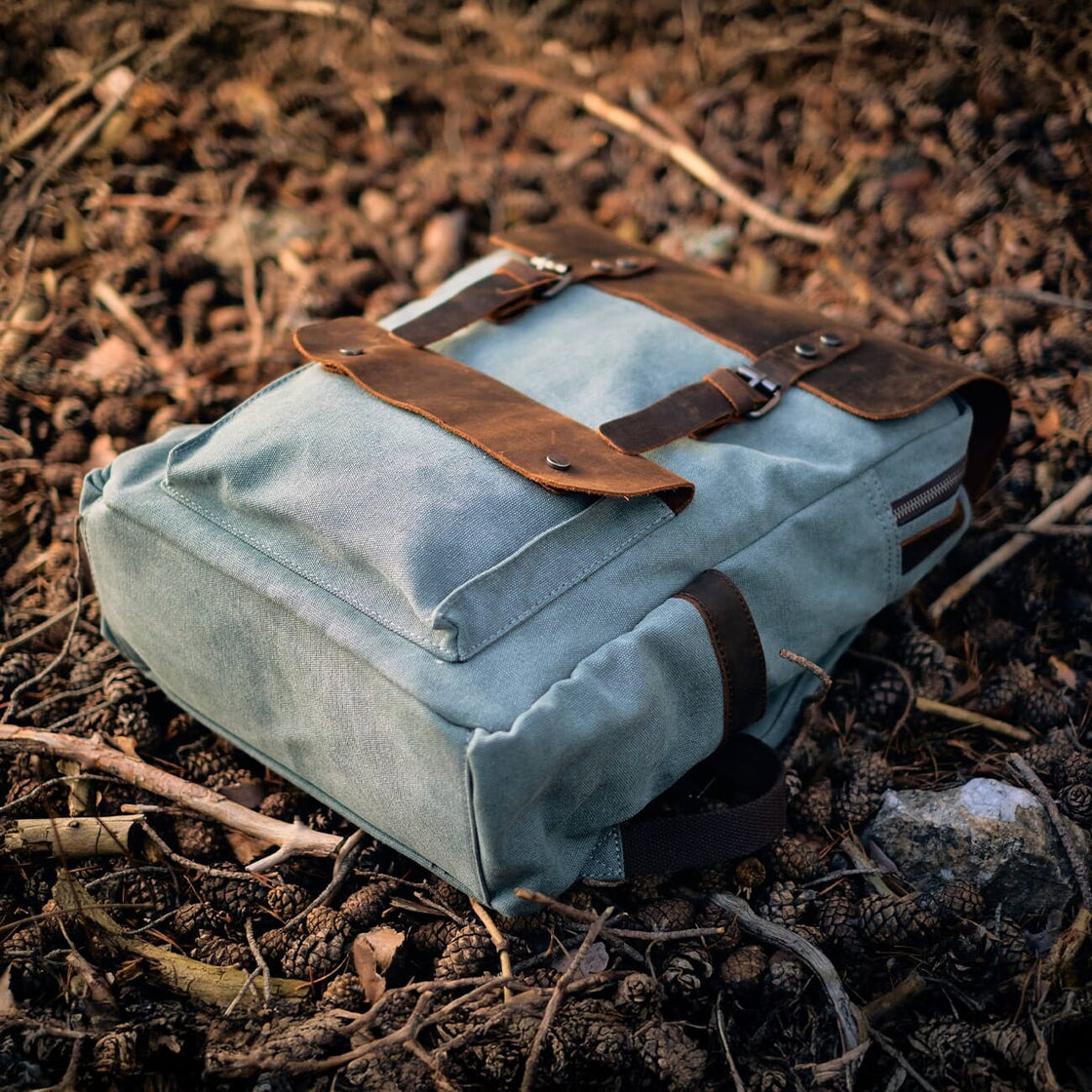Canvas-Rucksack mit Laptopfach – Helsinki — 14