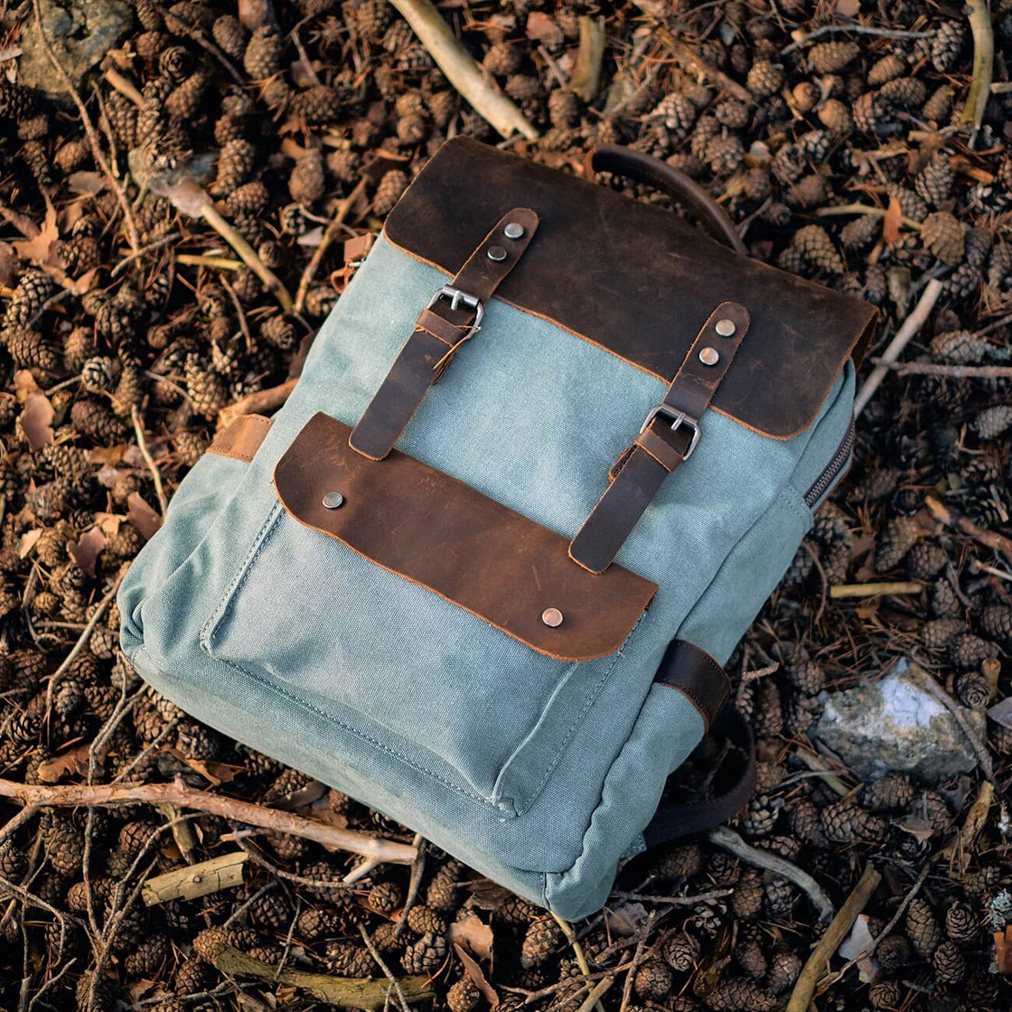 Canvas-Rucksack mit Laptopfach – Helsinki — 13