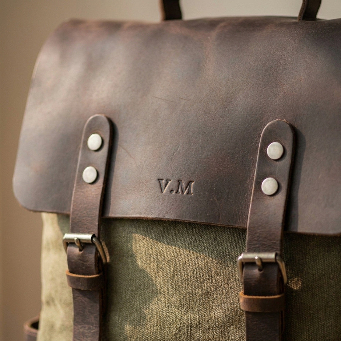 Canvas-Rucksack mit Laptopfach – Helsinki — 22