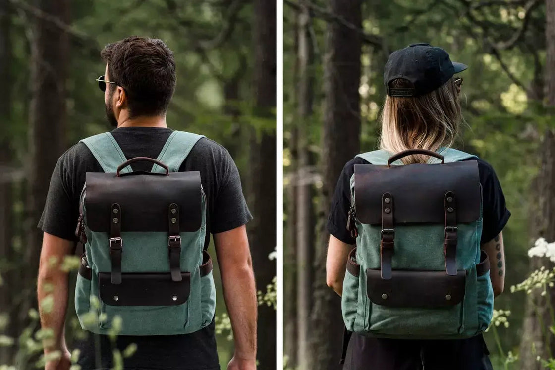 Canvas-Rucksack mit Laptopfach – Helsinki — 25