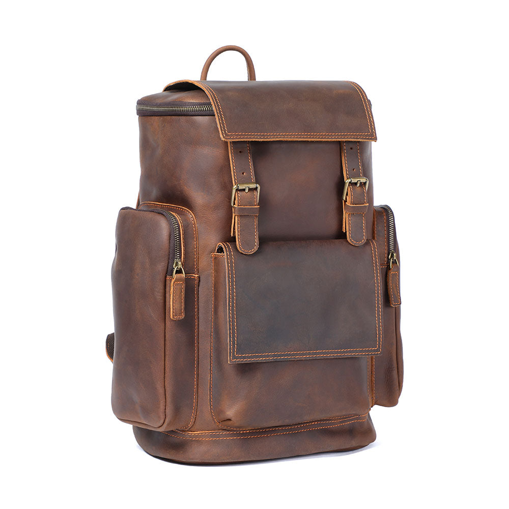 Sac à dos en cuir pour ordinateur 23 L – Hore — 3