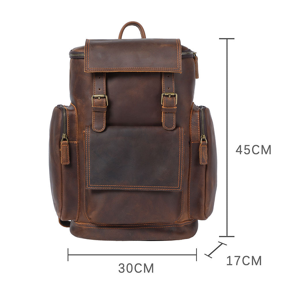 Sac à dos en cuir pour ordinateur 23 L – Hore — 5