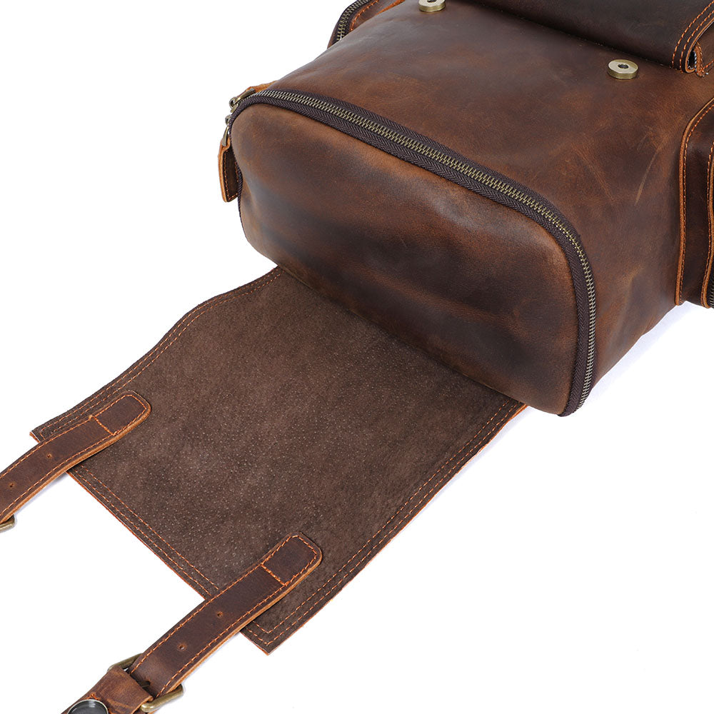 Sac à dos en cuir pour ordinateur 23 L – Hore — 8