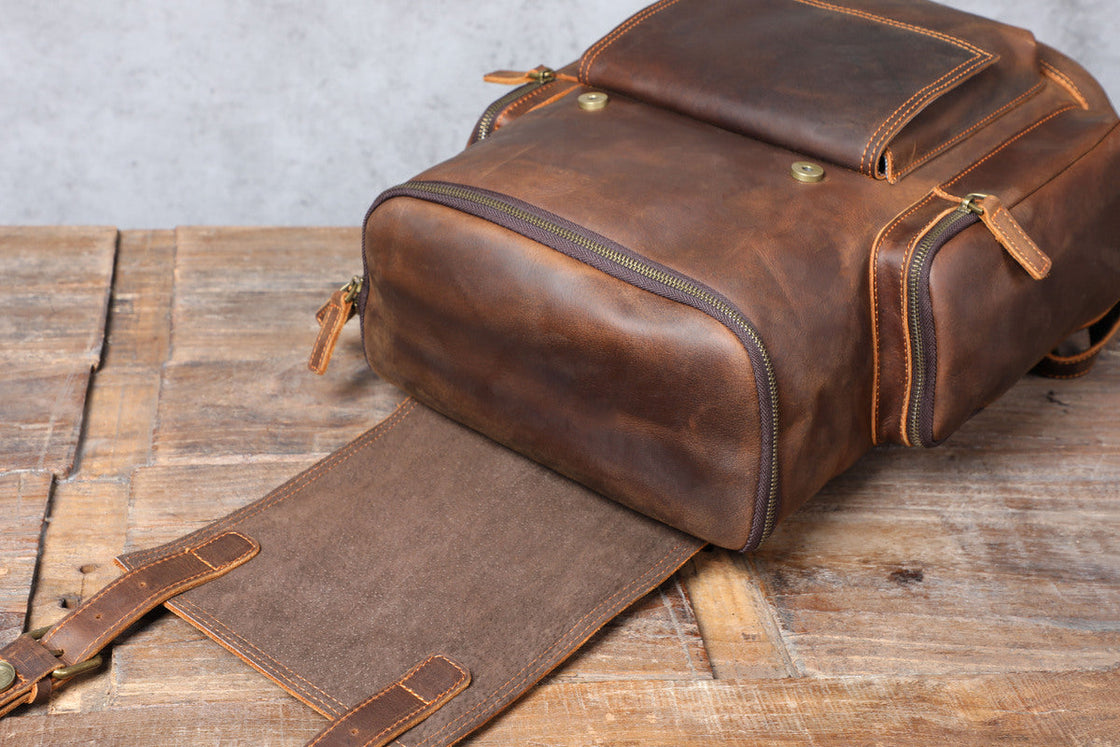 Sac à dos en cuir pour ordinateur 23 L – Hore — 49