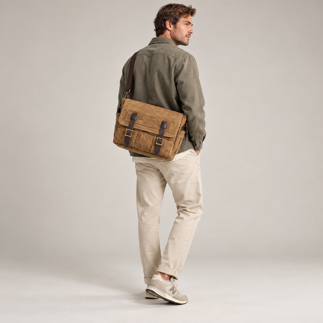 Canvas schoudertas 15 L – Houston — 3