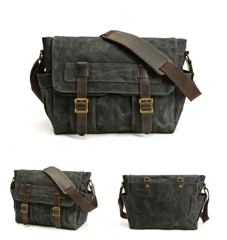 Canvas schoudertas 15 L – Houston — 41
