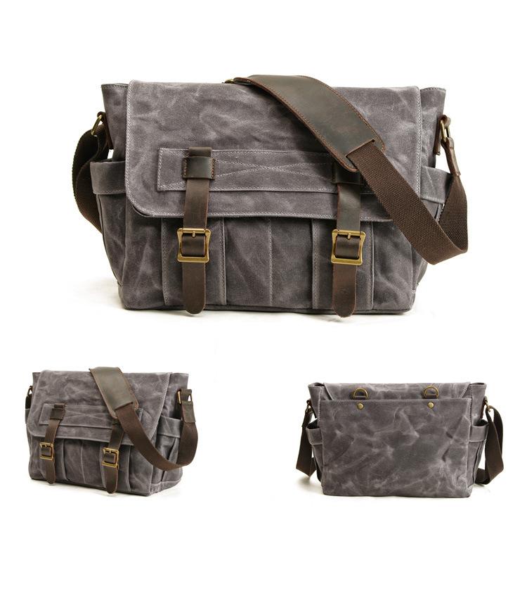 Canvas schoudertas 15 L – Houston — 42