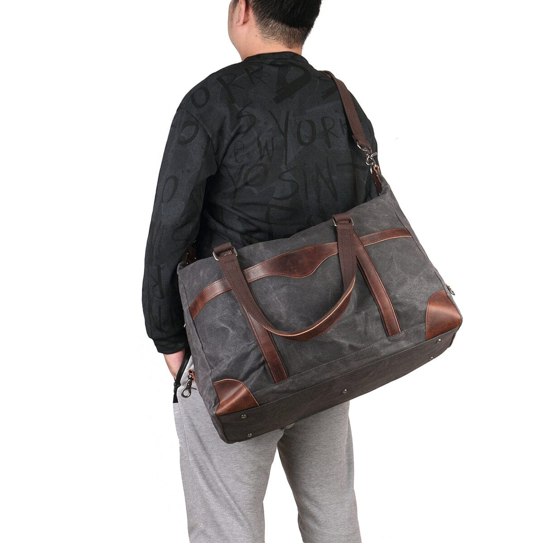 Ikuma — Men's Canvas Duffle Bag, image 15