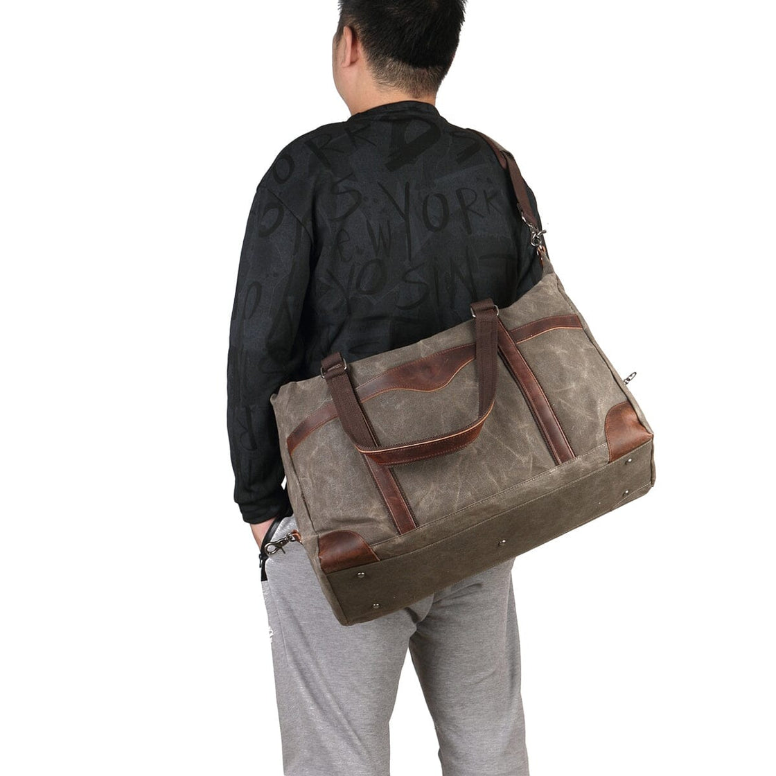 Ikuma — Men's Canvas Duffle Bag, image 16