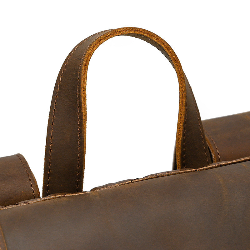Indiana — Leather Roll Top Backpack, image 18