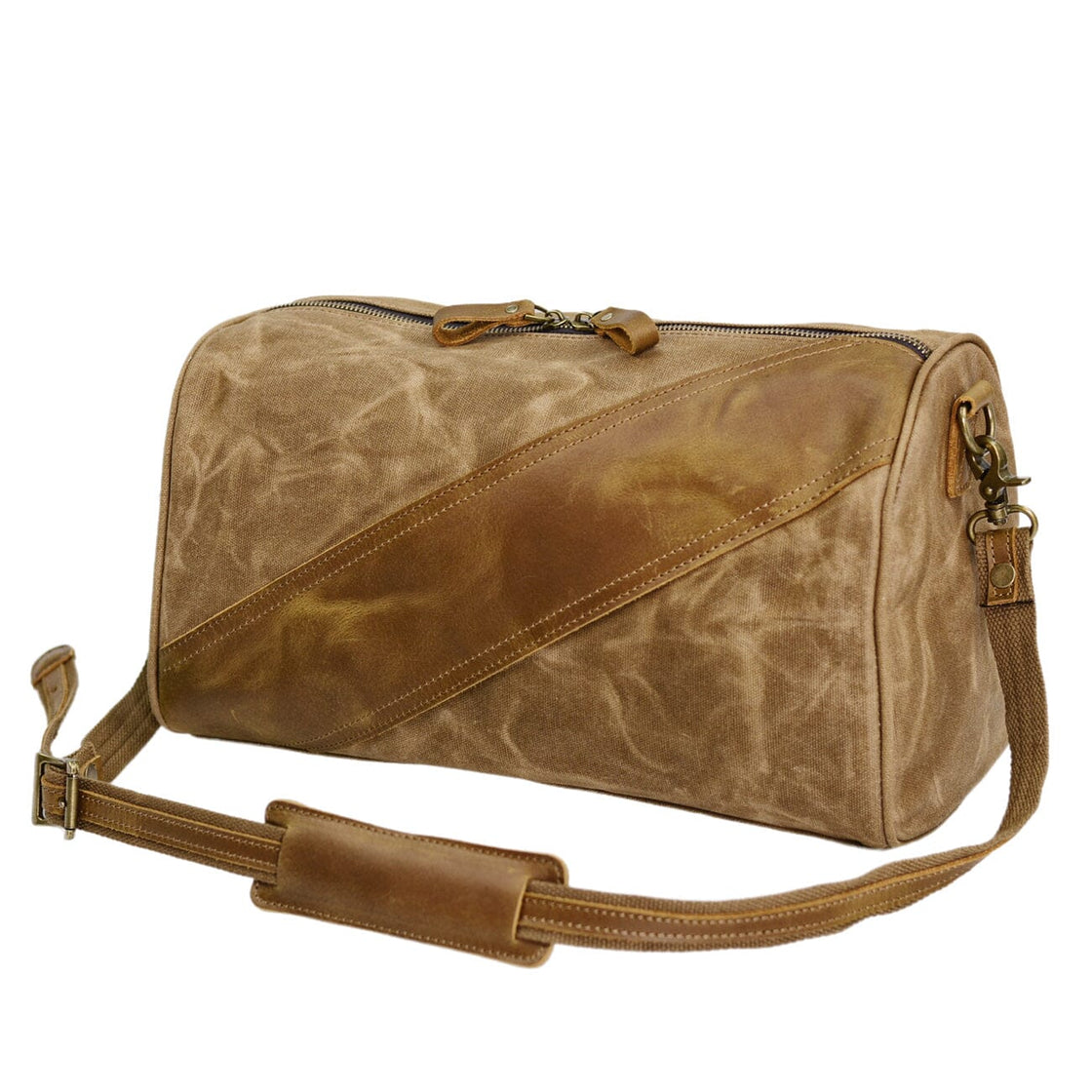 Indianapolis — Waxed Canvas & Leather Sling Bag, image 7