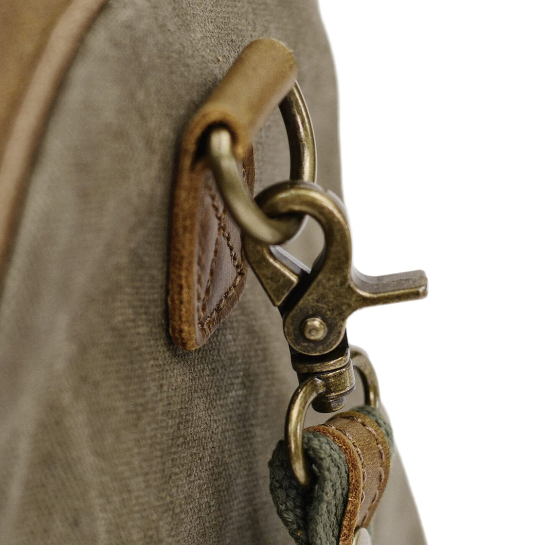 Indianapolis — Waxed Canvas & Leather Sling Bag, image 16