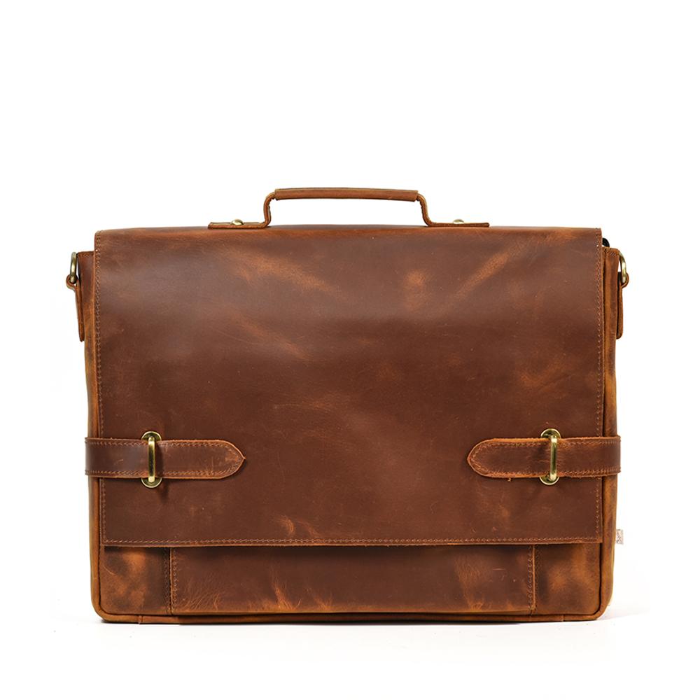 Leder-Umhängetasche 10 L – Itaka