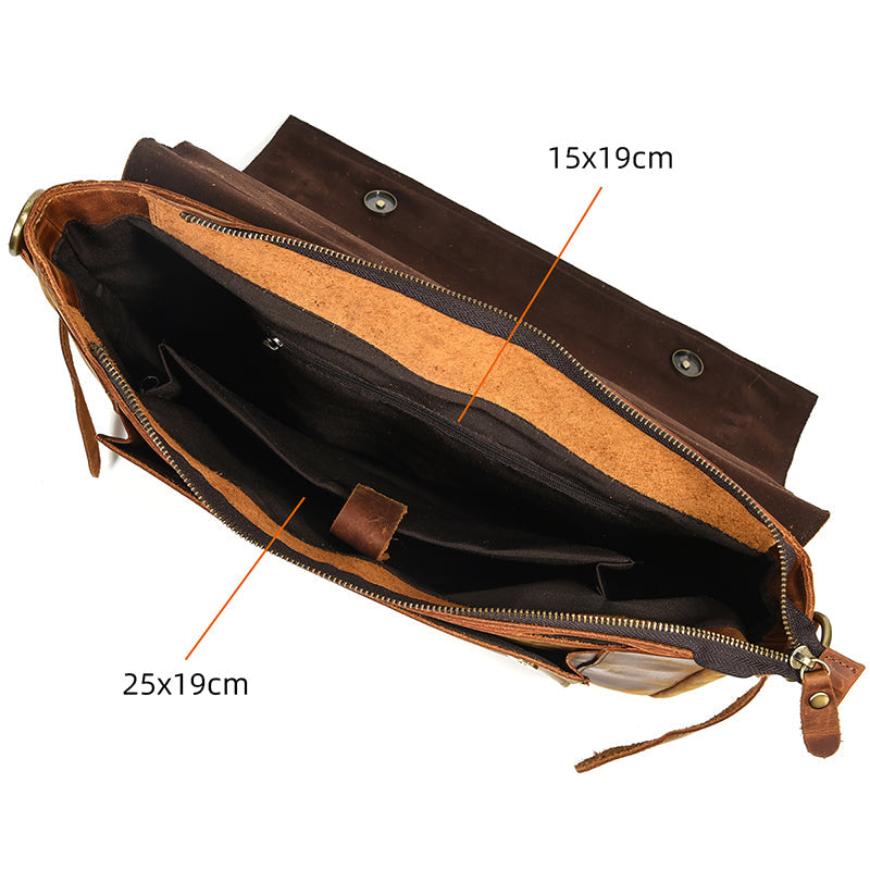 Leren schoudertas 10 L – Itaka — 36