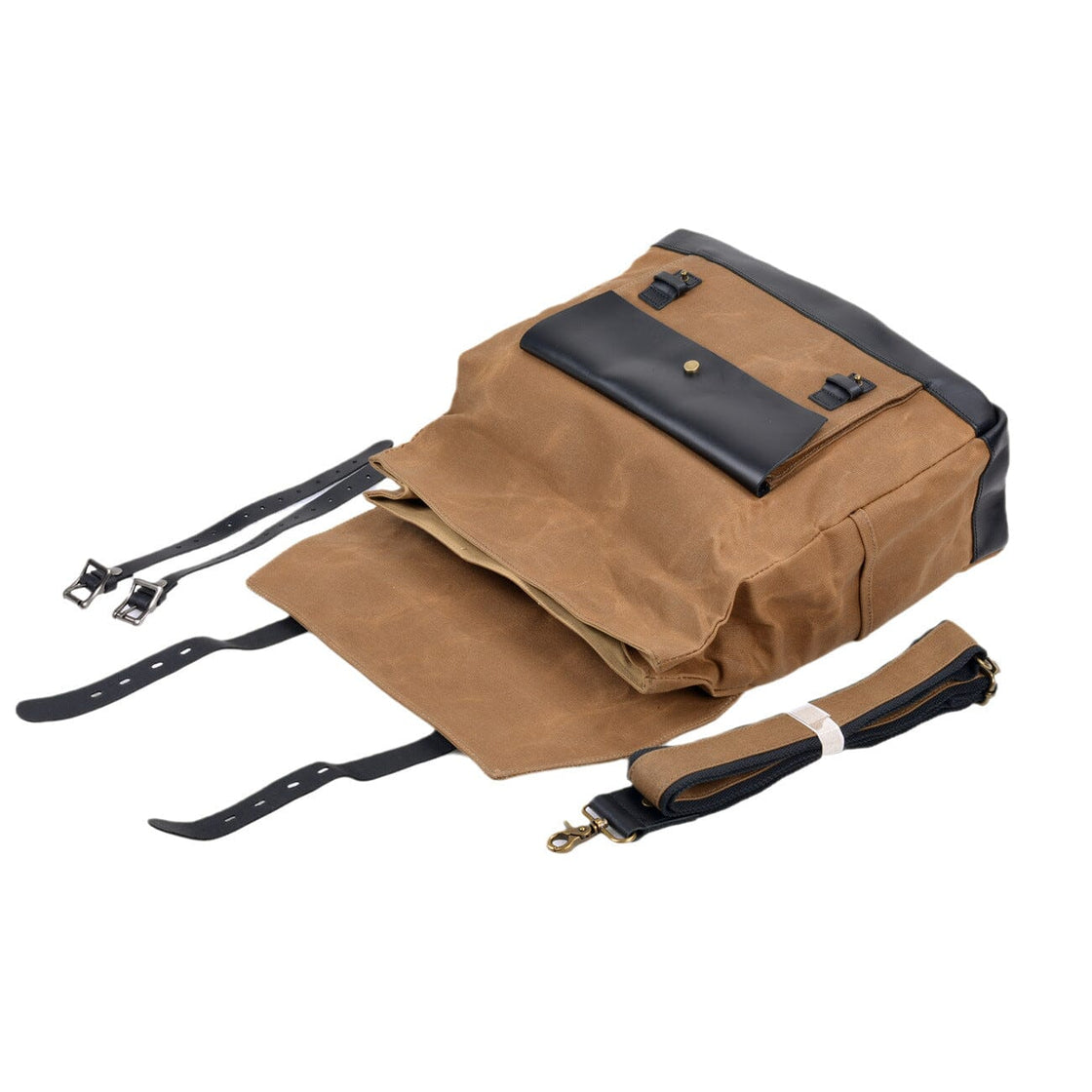 Jackson — Canvas Motorcycle Saddlebag, image 6