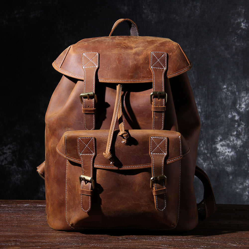 Kalinka — Leather Knapsack, image 3
