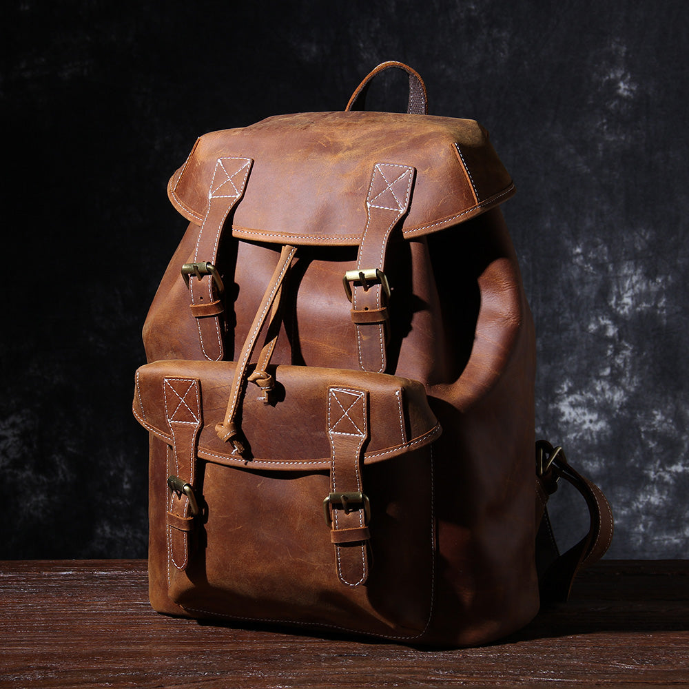 Kalinka — Leather Knapsack, image 4