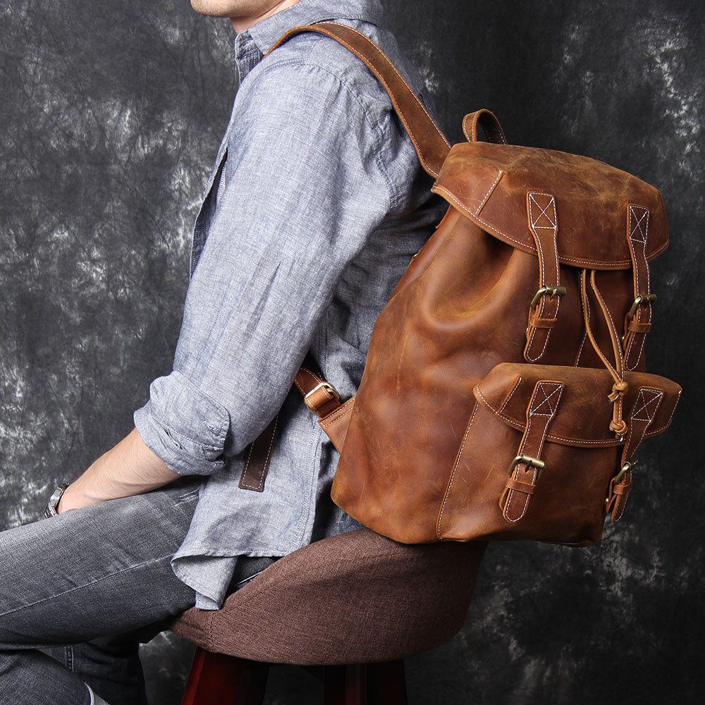 Kalinka — Leather Knapsack, image 12