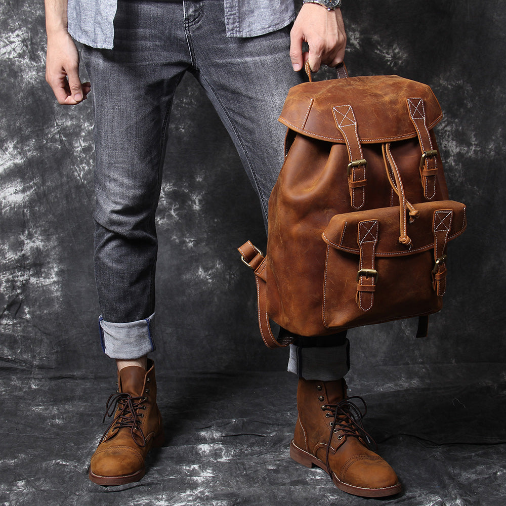 Kalinka — Leather Knapsack, image 13