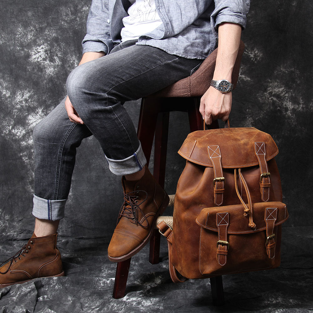 Kalinka — Leather Knapsack, image 14