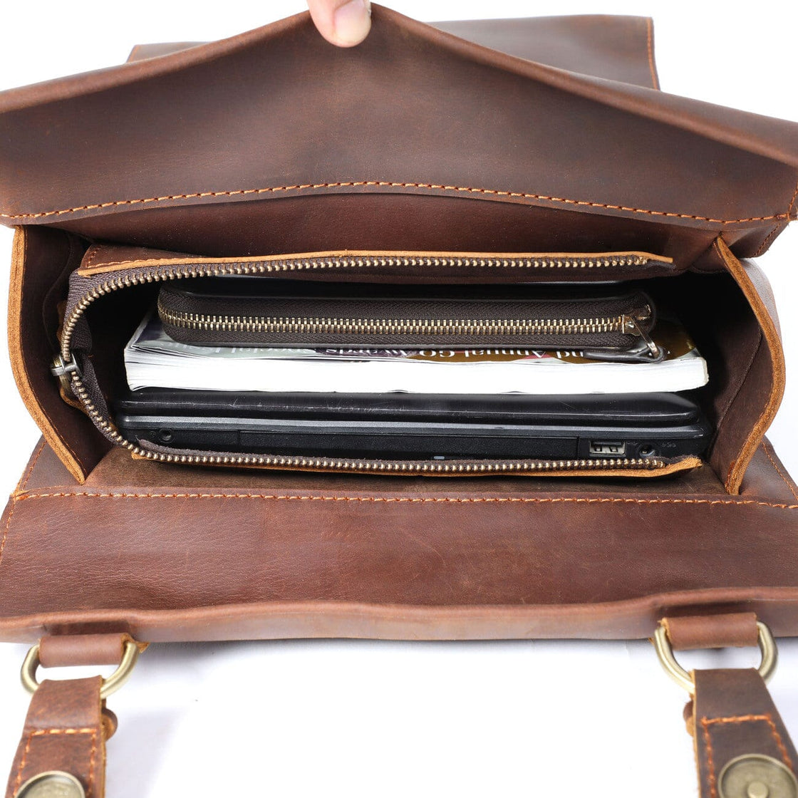 Kaplan — Full Grain Leather Backpack, image 13