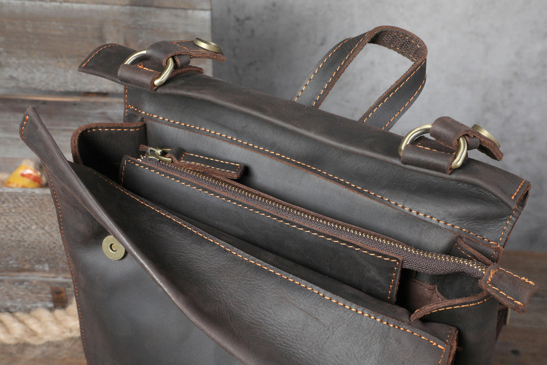 sac dos cuir