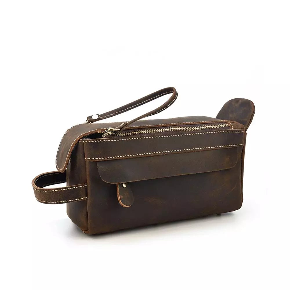 Trousse de toilette en cuir 3 L – Katmandou — 12