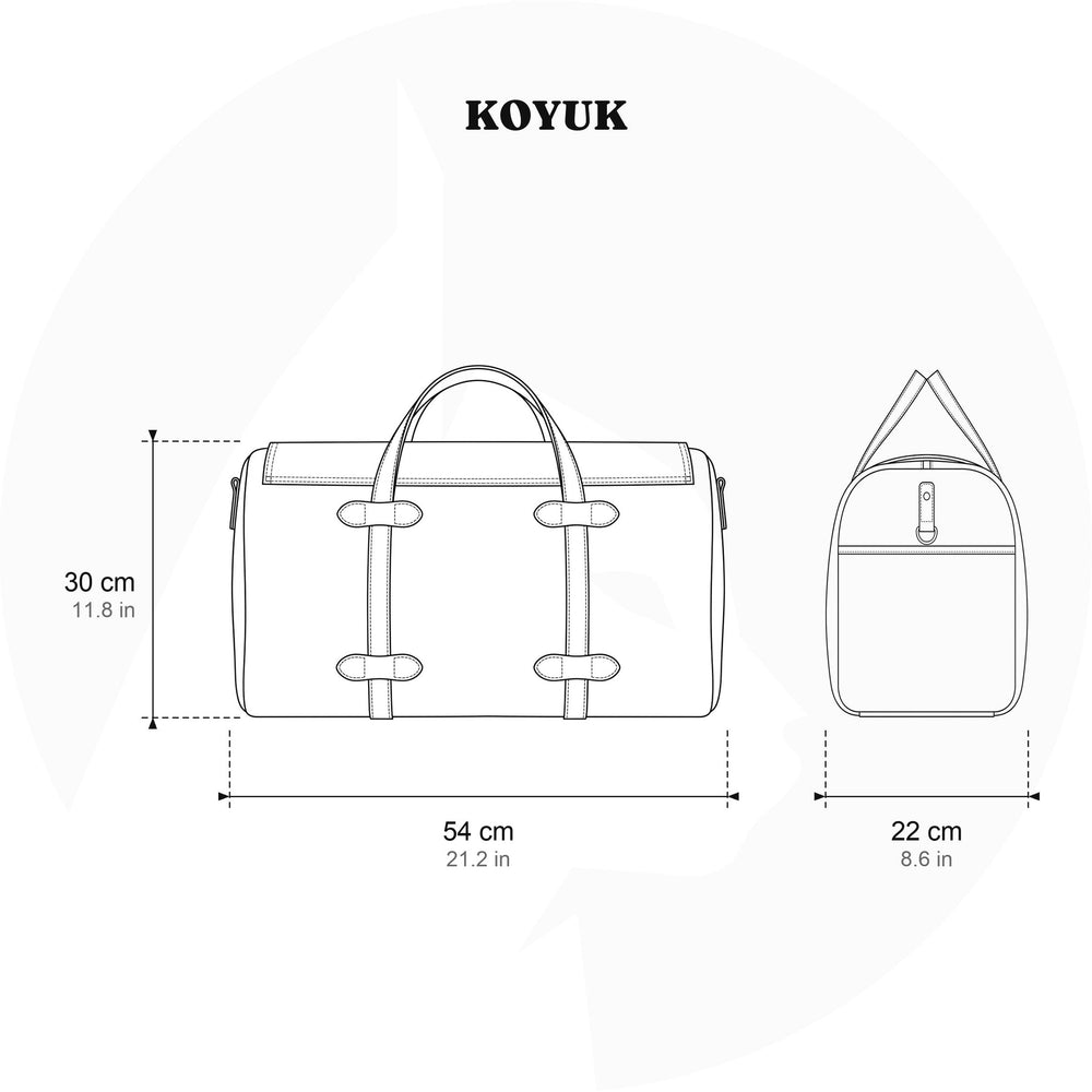 Canvas duffel bag 36 L – Koyuk