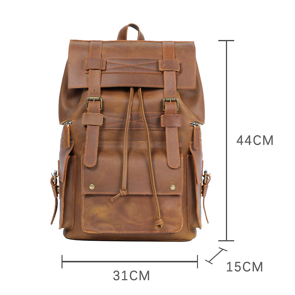 Sac à dos en cuir pour ordinateur 21 L – Kylo — 4