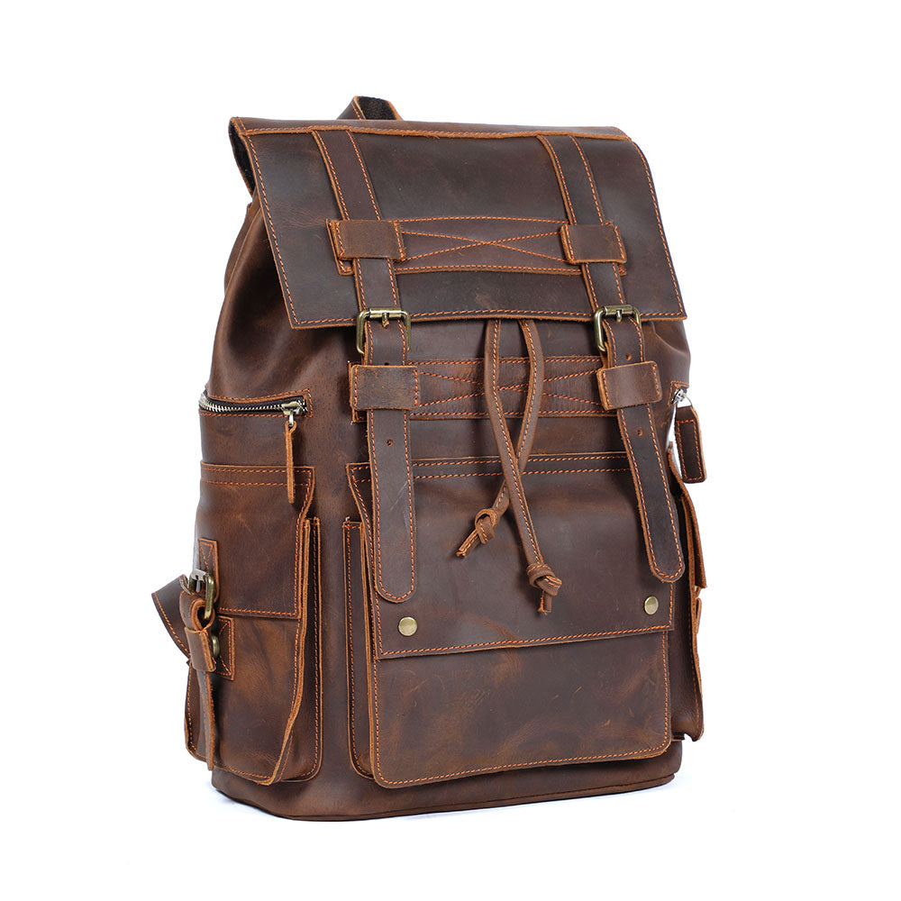 Sac à dos en cuir pour ordinateur 21 L – Kylo — 5