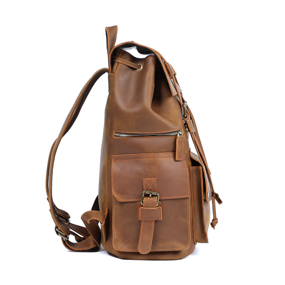 Sac à dos en cuir pour ordinateur 21 L – Kylo — 8