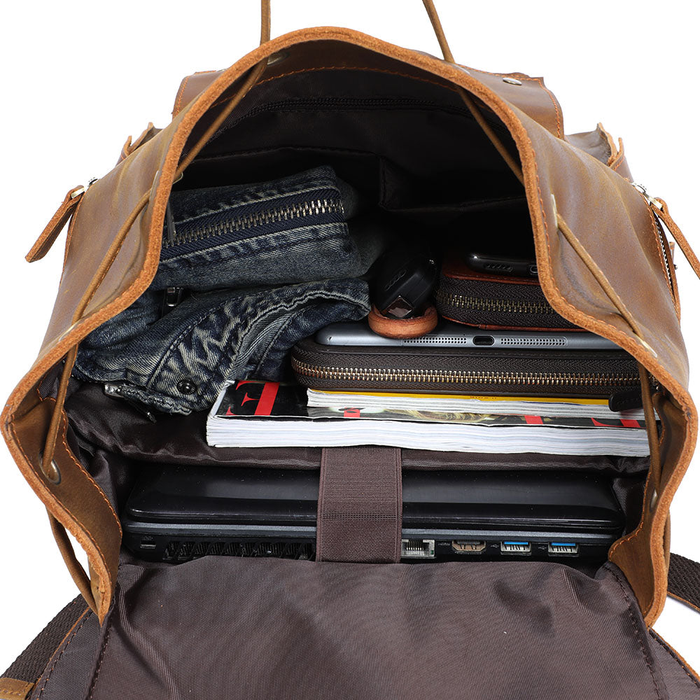 Sac à dos en cuir pour ordinateur 21 L – Kylo — 14