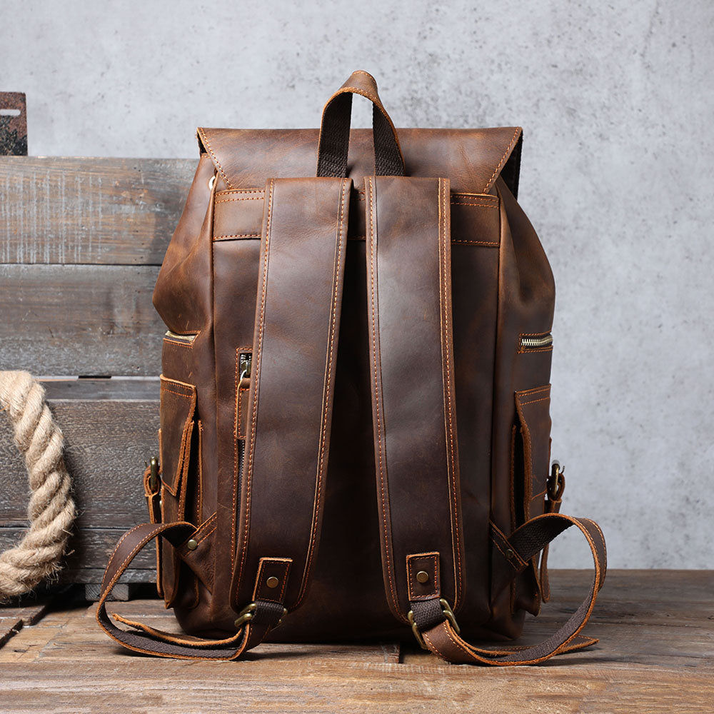 Sac à dos en cuir pour ordinateur 21 L – Kylo — 31