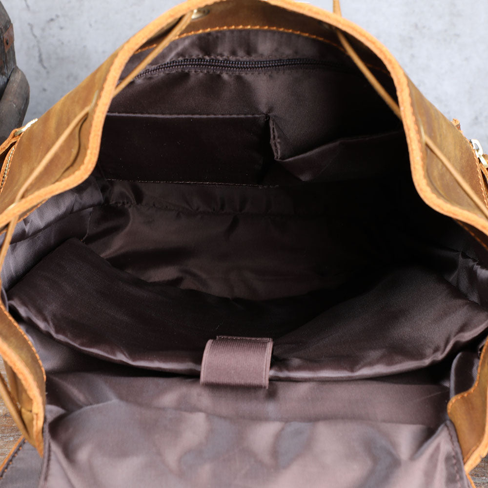 Sac à dos en cuir pour ordinateur 21 L – Kylo — 34