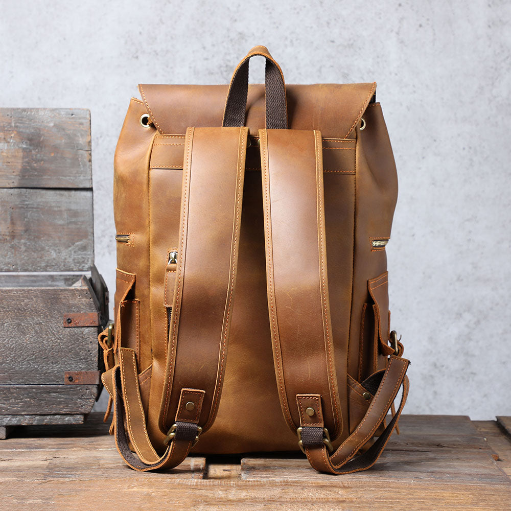 Sac à dos en cuir pour ordinateur 21 L – Kylo — 43