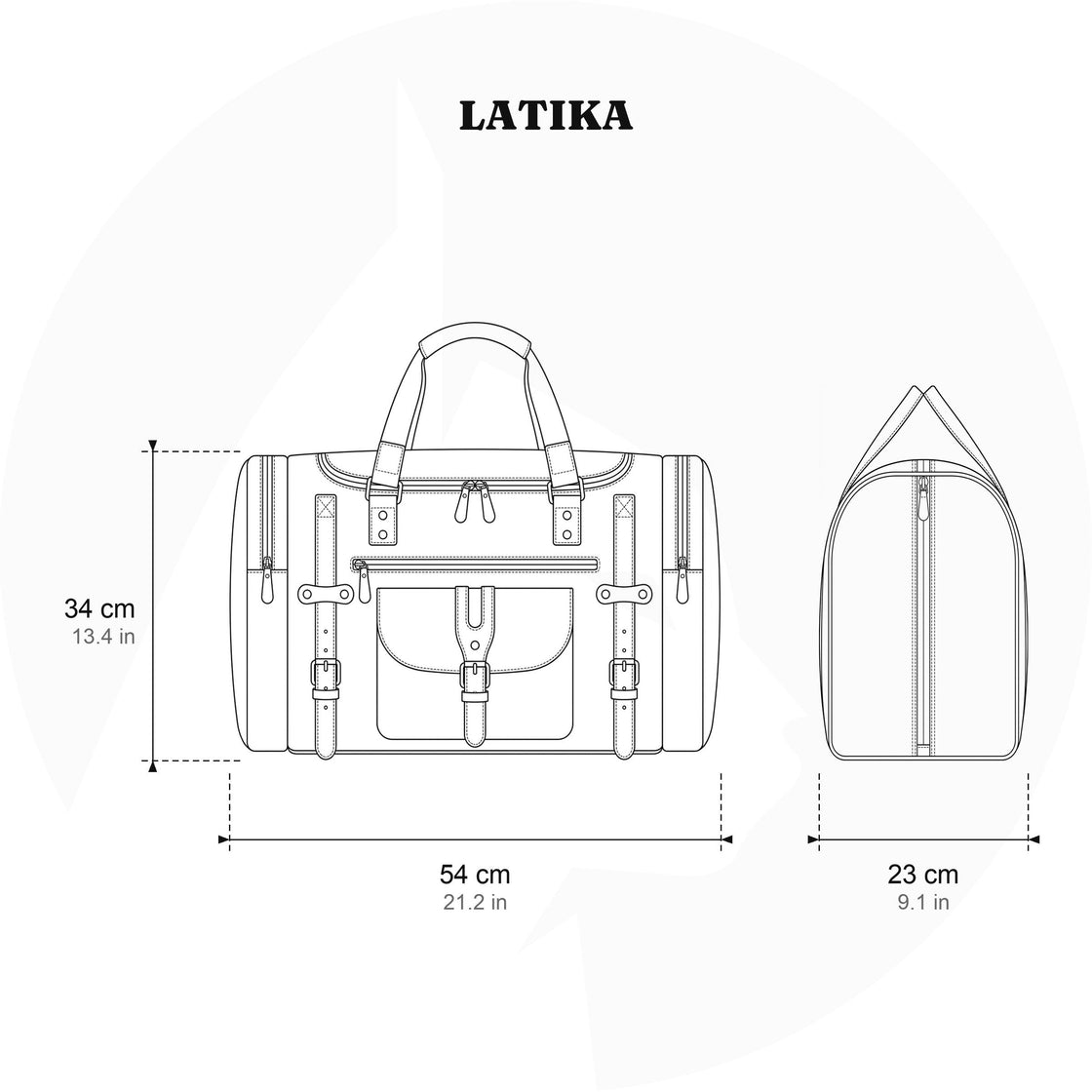 Canvas reistas 42 L – Latika — 32
