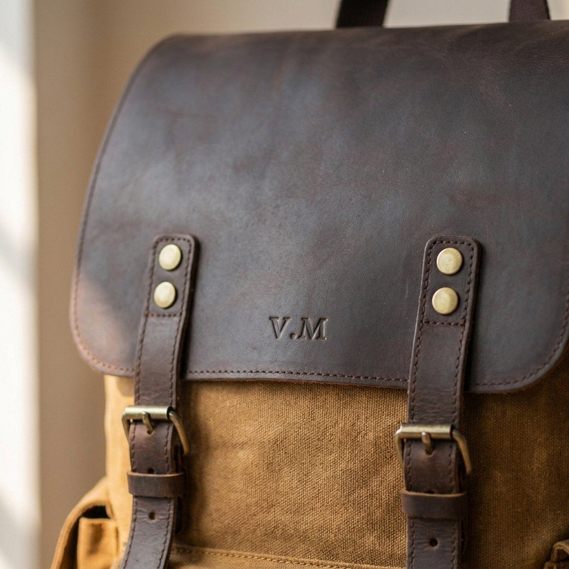 Latvia — Waxed Canvas Backpack, image 33