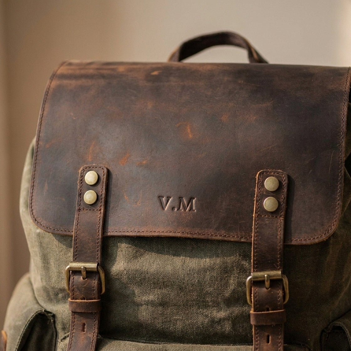 Latvia — Waxed Canvas Backpack, image 35