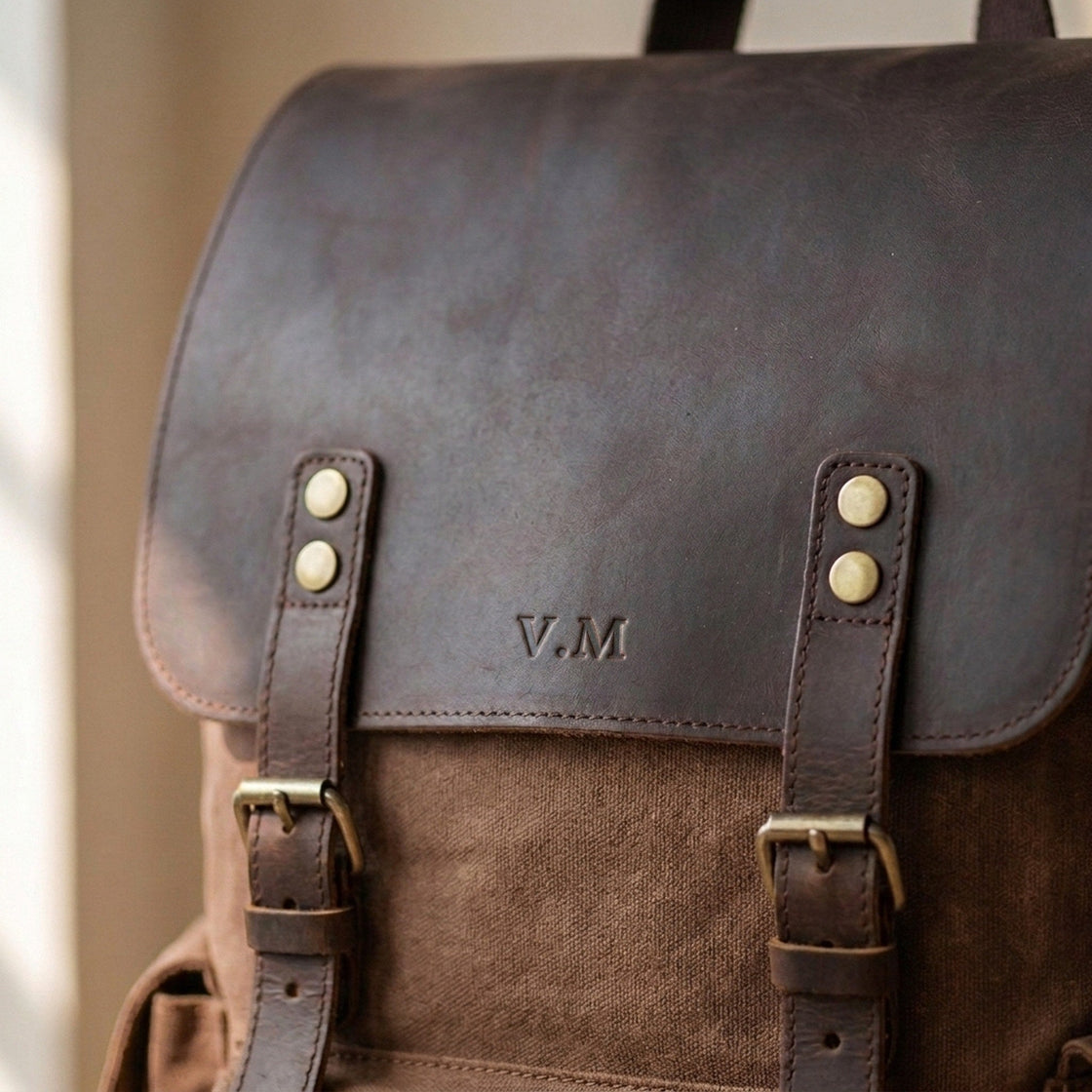 Latvia — Waxed Canvas Backpack, image 36