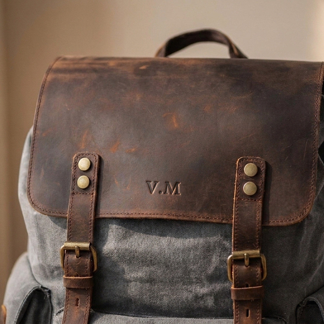 Latvia — Waxed Canvas Backpack, image 37