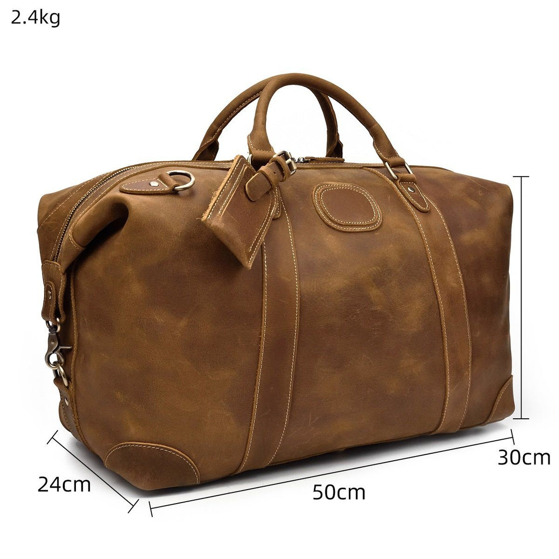 Lima — Leather Holdall Bag, image 4