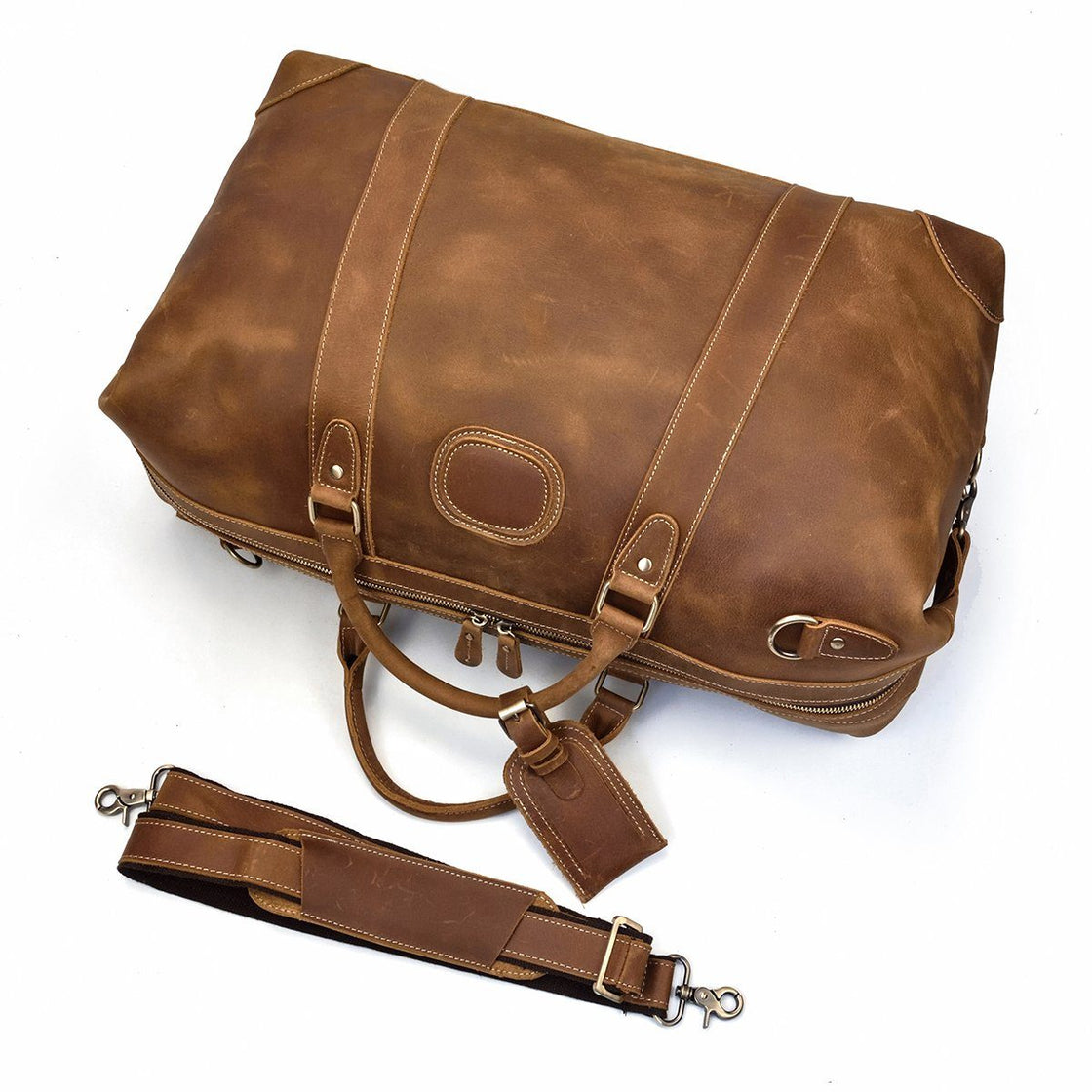 Lima — Leather Holdall Bag, image 8