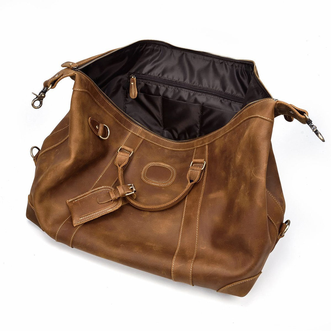 Lima — Leather Holdall Bag, image 9
