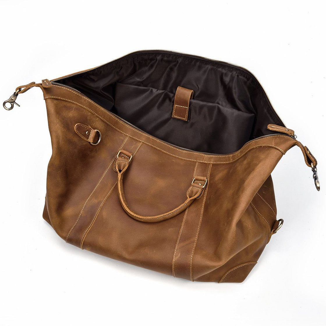 Lima — Leather Holdall Bag, image 10