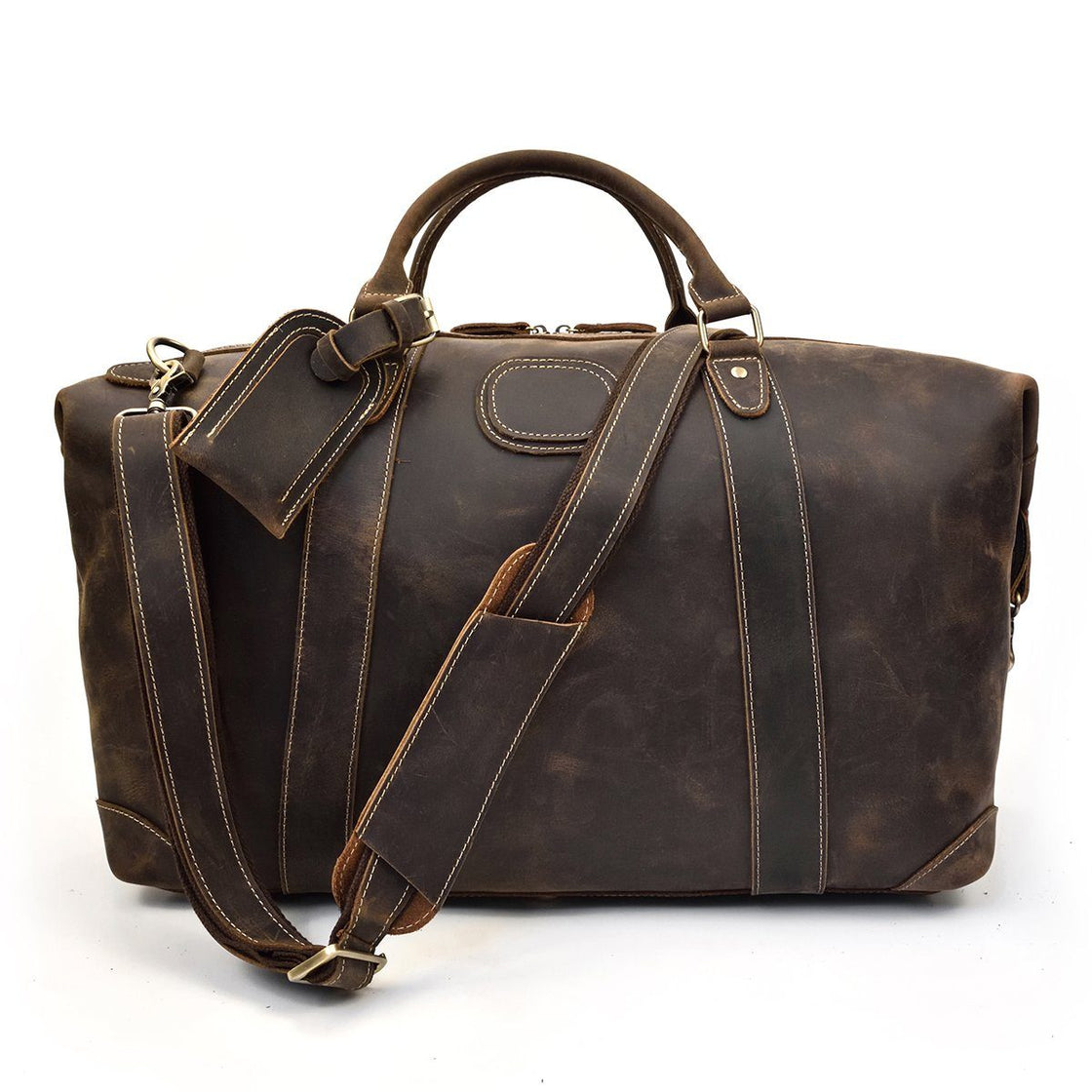 Lima — Leather Holdall Bag, image 20
