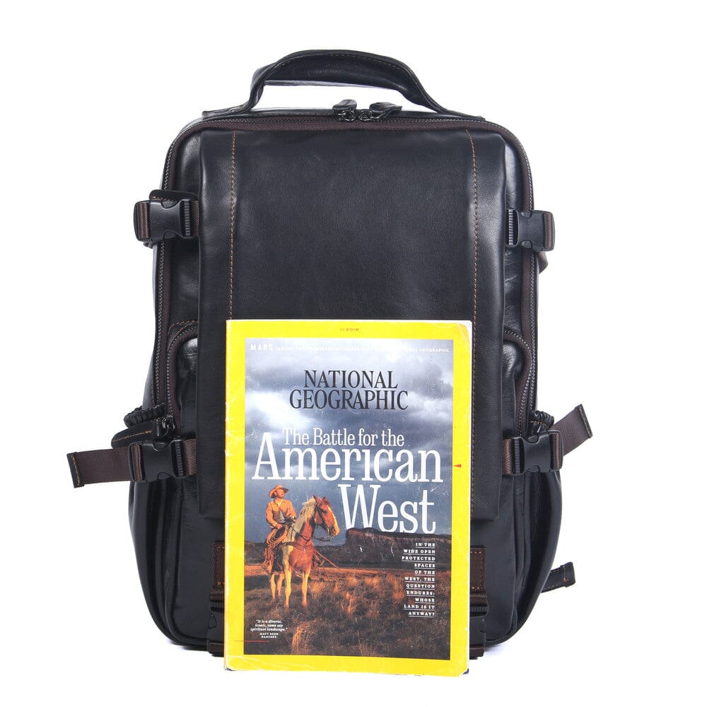 Sac à dos en cuir pour ordinateur 20 L – Logan — 7