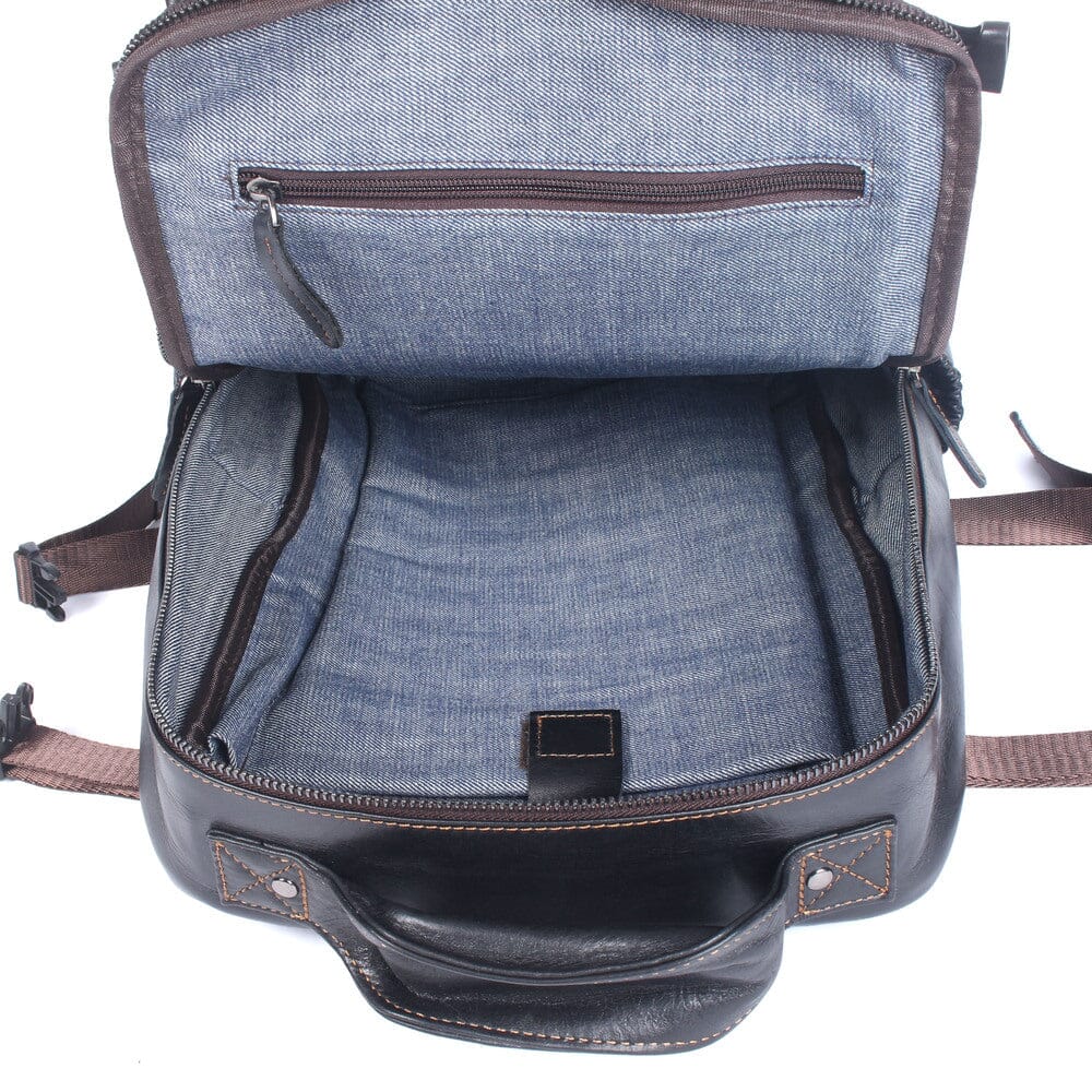 Sac à dos en cuir pour ordinateur 20 L – Logan — 8