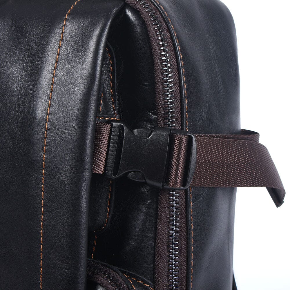 Sac à dos en cuir pour ordinateur 20 L – Logan — 10